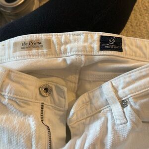 white AG jeans